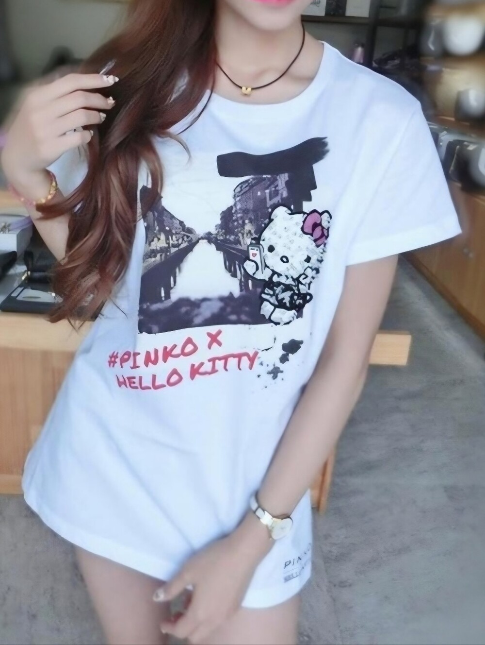 PINKO x Hello Kitty tee shirt Size M